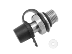 Conector de inflado Primerox M10x1 para bombonas de CO2 con juntas.