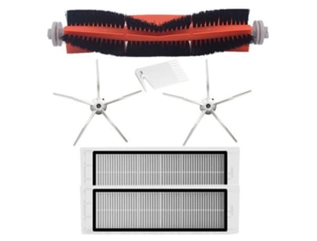 Adecuado para Roborock S6 S5 Max S60 S65 S5 S50 S55 E25 E35 accesorios de aspiradora cepillo principal blanco, filtro, Cepillo Lateral