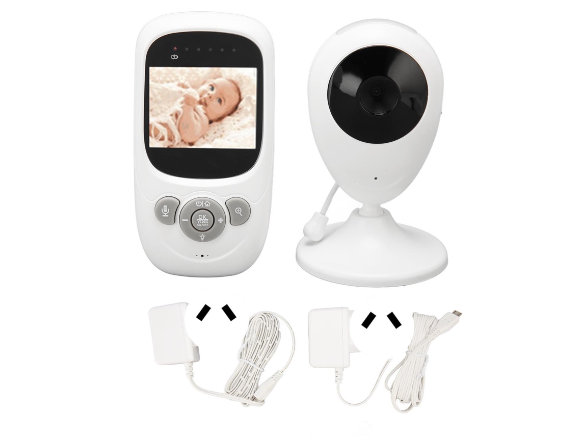 Monitor Para Bebés Con Cámara De 2,4 Ghz, Pantalla Lcd De 2,4 Pulgadas, Visión Nocturna, Audio Bidireccional, 8 Cunas Y Control De Temperatura.