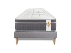 Trente LITIER_DELUXE_TRADITION Estructura de cama de espuma viscoelástica gris (90x190)