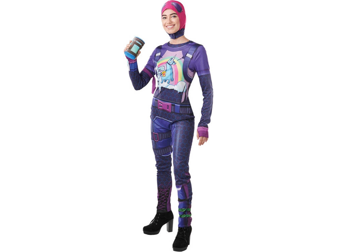 Disfraz de Mujer RUBIE'S Bombardero Brite Fortnite (Poliéster - Tam: S)