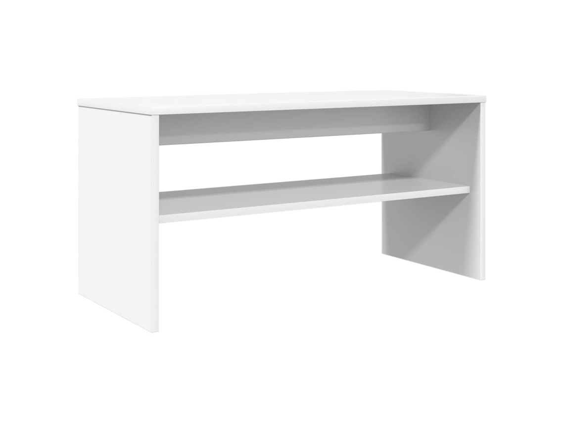Mueble de TV blanco MAISON EXCLUSIVE en madera procesada 80x35x40 cm