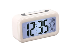 Reloj despertador electrónico, LCD grande, retroiluminación, calendario, termómetro RNEMITERY