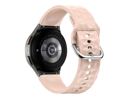 Correa para Galaxy Watch 5 / 5 Pro / 4 Silicona Texturizada Diamante Rosa AVIZAR