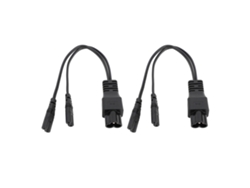 Adaptador de alimentação macho LAXISCREED C6 para conectores fêmea Duas C7 e divisor.