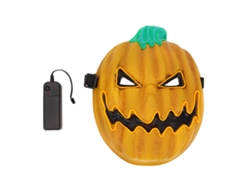 Máscara De Calabaza De Halloween Con 3 Modos Y Luz Led Brillante - Disfraz Para Adultos Y Niños