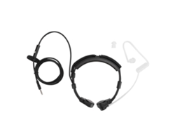Micrófono De Garganta Con Auricular Ptt, Tubo De Aire Oculto Ajustable, Interfaz Para Smartphone De 3,5 Mm.