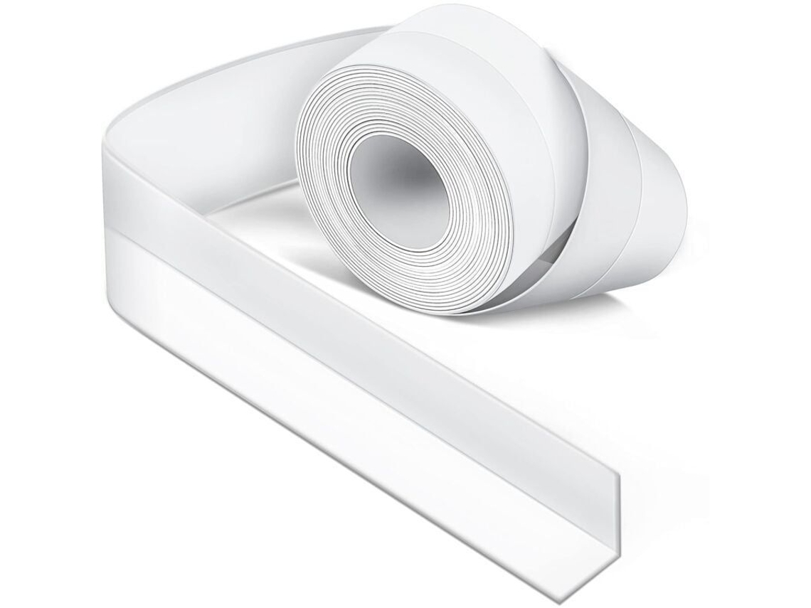 Cinta De Sellado De Silicona Blanca Para Baño, Antimoho E Impermeable, Apta Para Cocina Y Esquinas.