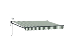 Vidaxl Toldo Retráctil Eléctrico Verde Y 3 X 2 M