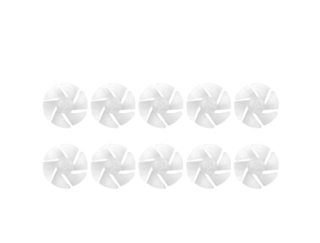 Mini aspas de ventilador de plástico, secador de pelo pequeño y potente, hojas de ventilador, reemplazo de Accesorios de Motor, 10 Uds.