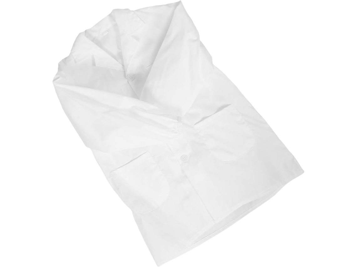 Blusa De Médico Para Niños Y Niñas, Manga Larga, Tejido De Poliéster Y Algodón, Talla