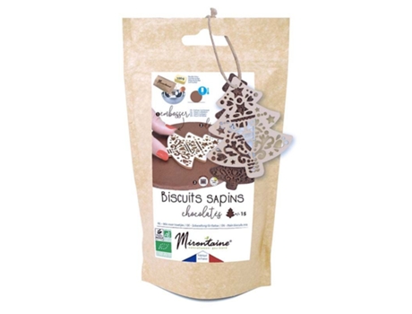 Preparación + repujado de madera para hacer galletas del árbol de Navidad en chocolate
