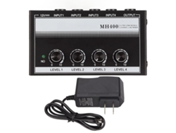 Mezclador De Línea Estéreo Compacto De 4 Canales, Bajo Nivel De Ruido, Portátil, Para Clubes Y Bares, 100-240 V, Enchufe Estadounidense.
