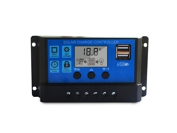Rebe-controlador De Carga Solar 50a 12v/24v Identificación Automática Display Led Pwm Para Baterías Solares