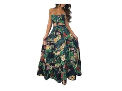 2026-conjunto De Vestido Hawaiano Para Mujer 2 Piezas Vestido De Playa Verano Fiesta Boda