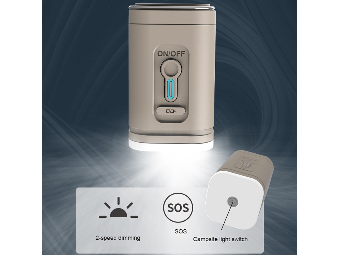 Bomba De Aire Portátil Inalámbrica Con Compresor Eléctrico, 5 Boquillas Y Luz Led Para Colchones Inflables, Piscinas Y Flotadores.