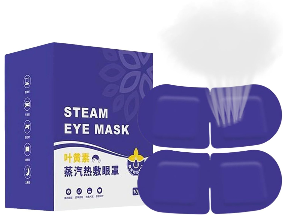 Masque Vapeur, 10 Pièces Para Les Yeux Chauffé