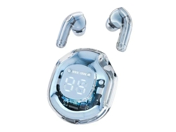 (azul) Auriculares Inalámbricos Tws Bluetooth 5.3 Con Cancelación De Ruido Y Funciones De Control Táctil.