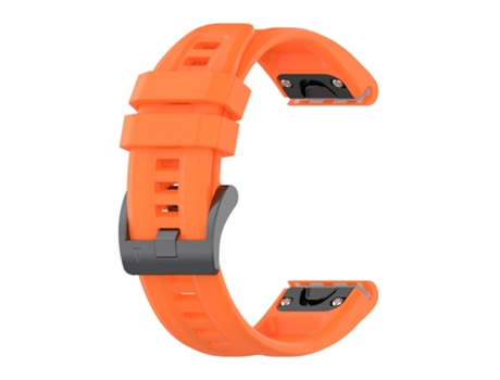 Correa de reloj inteligente para Garmin Epix Pro 42 mm Silicona de color sólido (Naranja)