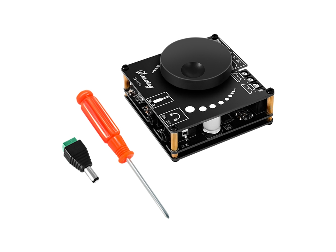 2026velora-placa Amplificador Audio Digital Bt 5.1 2 Canales Ajuste Tonos App Control Aux 3.5mm Usb Tarjeta Sonido
