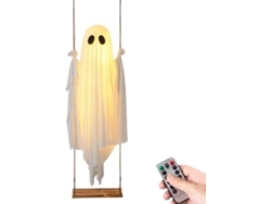 Decoraciones De Fantasmas | Fantasmas Colgantes Iluminados Y Espeluznantes - Decoraciones Gigantes De Halloween