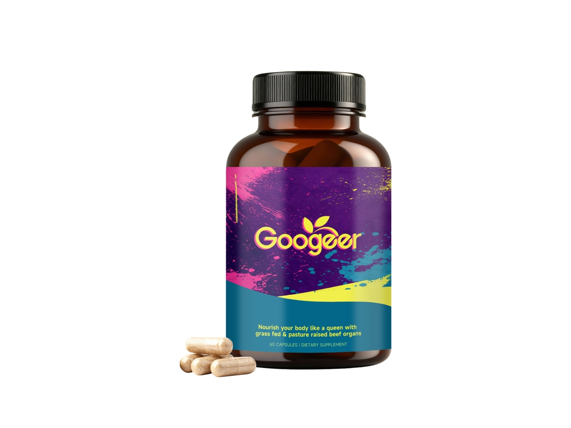 Cápsulas nutricionales multidimensionales de órganos bovinos Googeer para mujeres para aumentar la energía oral
