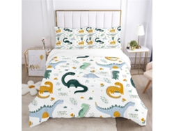 Juego Ropa Cama Funda Nórdica Estampado Almohada Niños Niñas Material Microfibra Color Juego Diseño 240x260 Cm