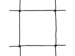 Rede SPORTI FRANCE En malla simple de 2 mm Negro (Única)