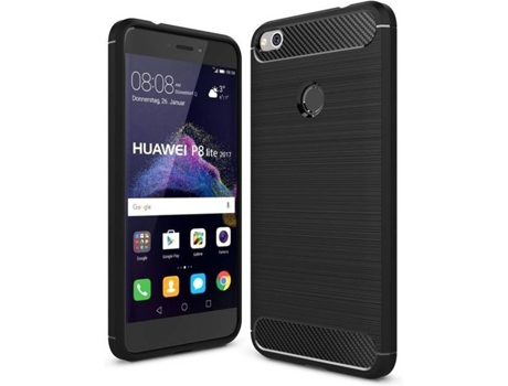 Carcasa Huawei P8 lite (2017) Multi4you Gel TPU Carbono Negro