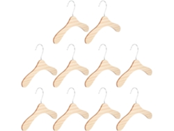 Perchas Madera Maciza Perros Gatos Juego 10 22 Antideslizantes Doméstico Ropa Cm Uso