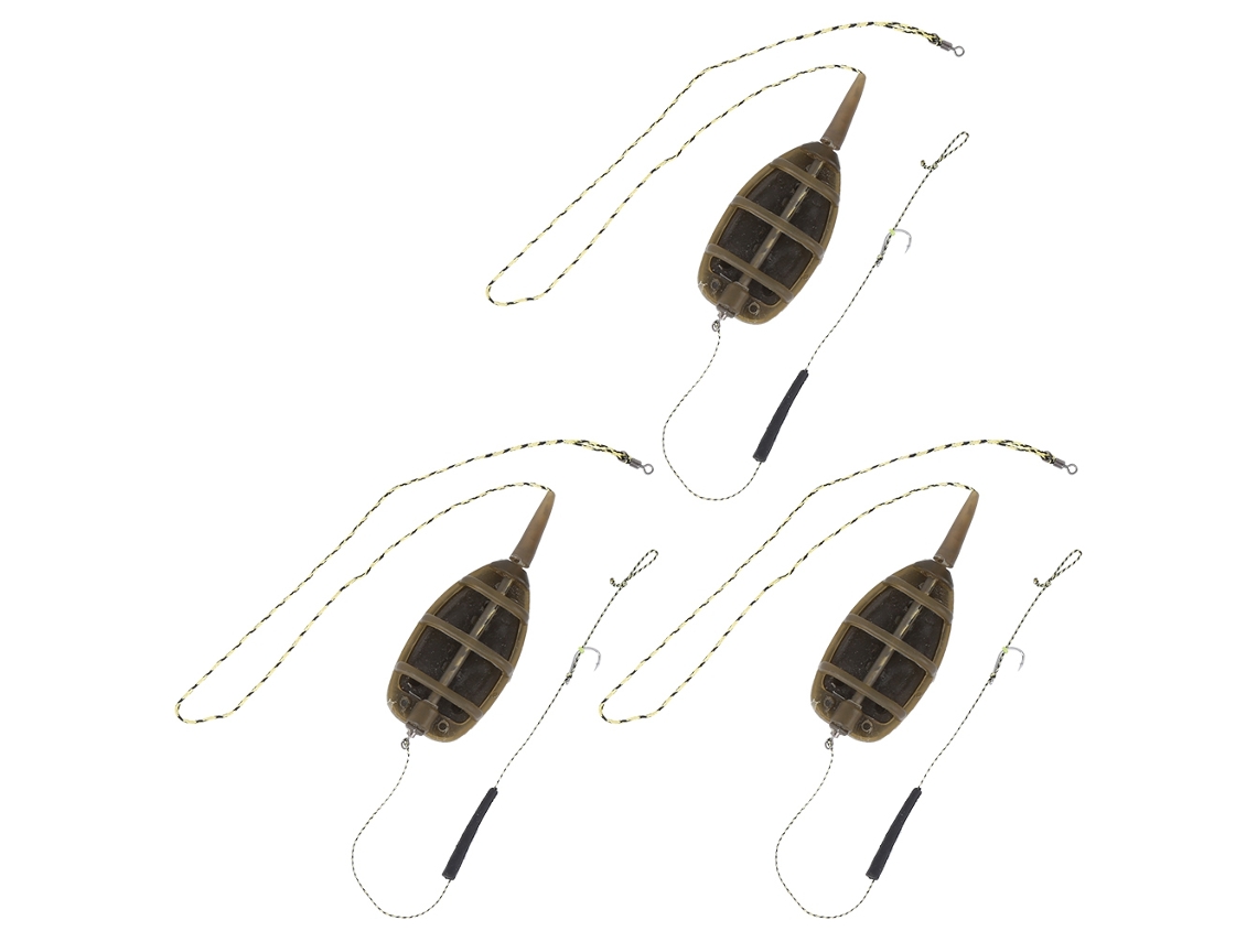 2026rebe-3 Piezas Set De Inline Method Feeder Estilo Europeo Accesorios De Pesca Equipo De Pesca