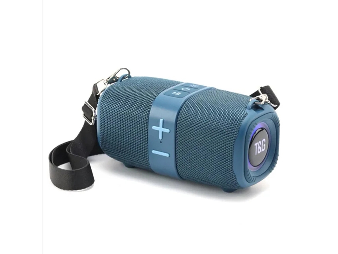 (azul) Altavoz Bluetooth Inalámbrico Con Subwoofer