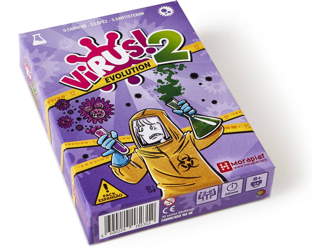 Juego de Mesa MORAPIAF Vírus! 2 (Edad Mínima: 8 -Dificultad: Baja)