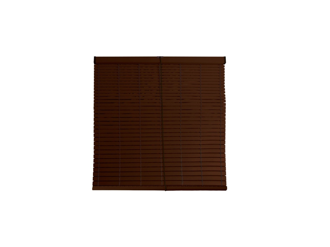 Persiana De Pvc Alicantina Con Polea Metálica | Persiana Enrollable | Estor Enrollable Para Ventanas, Puertas, Salón Y Cocina Nogal 97 X 120 Cm