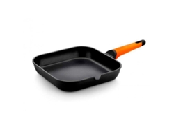 Asador grill liso 28x28 cm magma