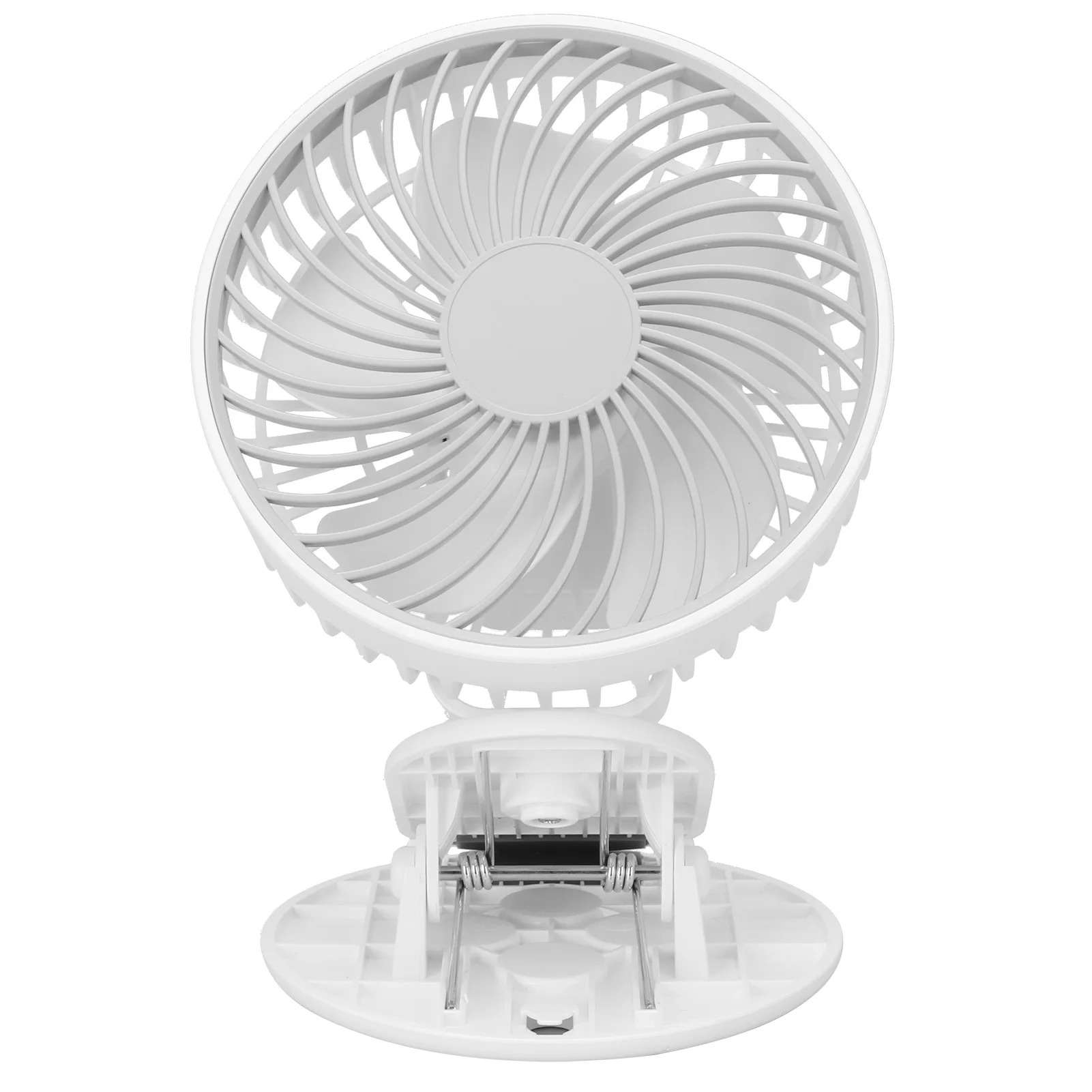 Ventilador De Escritorio (blanco), Tres Velocidades, Mini Ventilador De Escritorio, Con Clip.