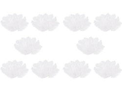 100 plumas de avestruz blancas, 20-25 cm, para decoración de bodas, Gokoco (DIY)