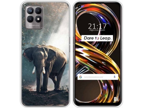 Carcasa Realme 8i TUMUNDOSMARTPHONE Elefante Multicolor