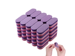 Mini bloques de lijado, grano 100/180, para uñas acrílicas, doble cara NEVEANCE