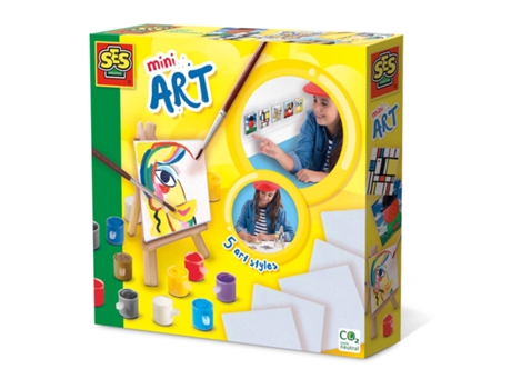 Set de plantillas de dibujo para niños SES CREATIVE Art (7 anos)