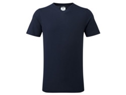Camiseta de algodón con cuello en V – Comodidad y estilo Negro / S