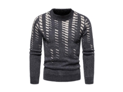 2026-jersey De Punto Para Hombre Manga Larga Cuello Redondo Slim Fit Casual Suéter De Invierno