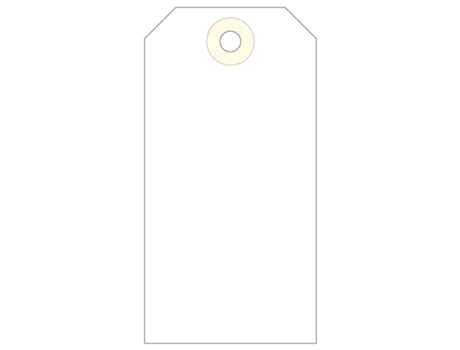 Etiquetas Colgantes APLI (Crema - 100 X 51 mm)