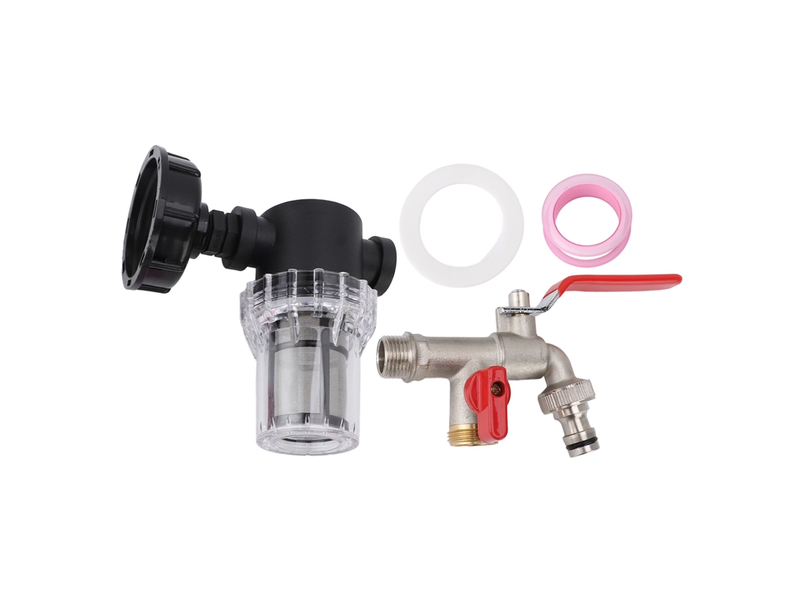 Filtro De Riego Adaptador Grifo Tanque Ibc Manguera Jardín Bomba Agua S60x6 A G1/2 Hembra