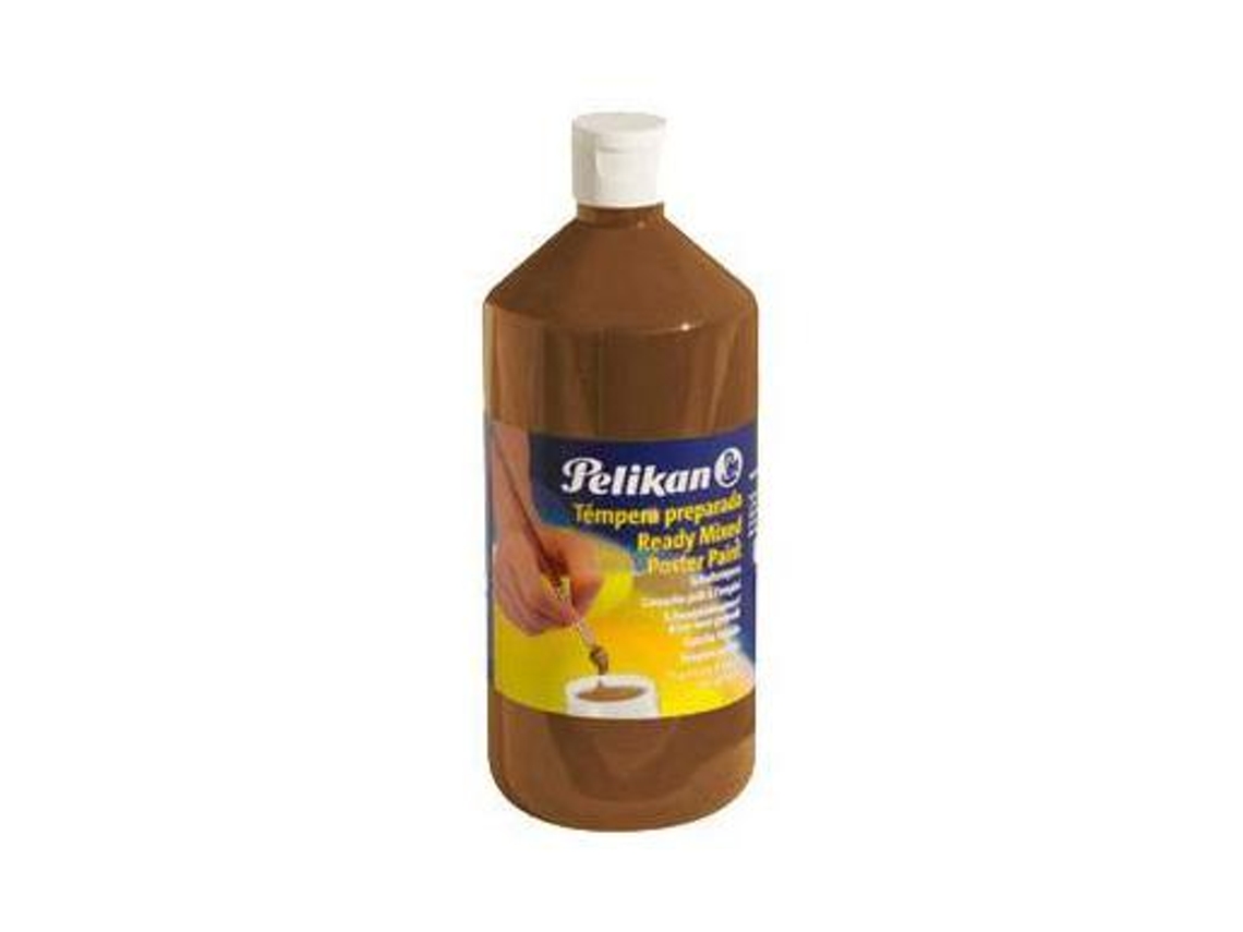 Pelikan Gouache Botella 1000 Ml, 742/1L Nº 190 Siena Tostada