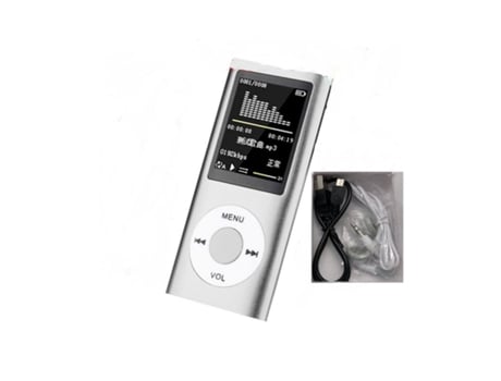 Lector MP3 Hifi Radio Pantalla Lcd Digital Fm Plata