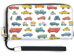 Cartera Cuero Con Cremallera Para Mujer Diseño Estampado
