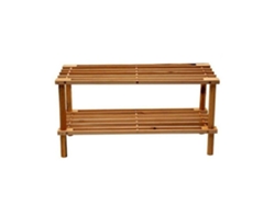 Zapatero 2 Baldas Madera Abeto 64X27X30Cm SANDA