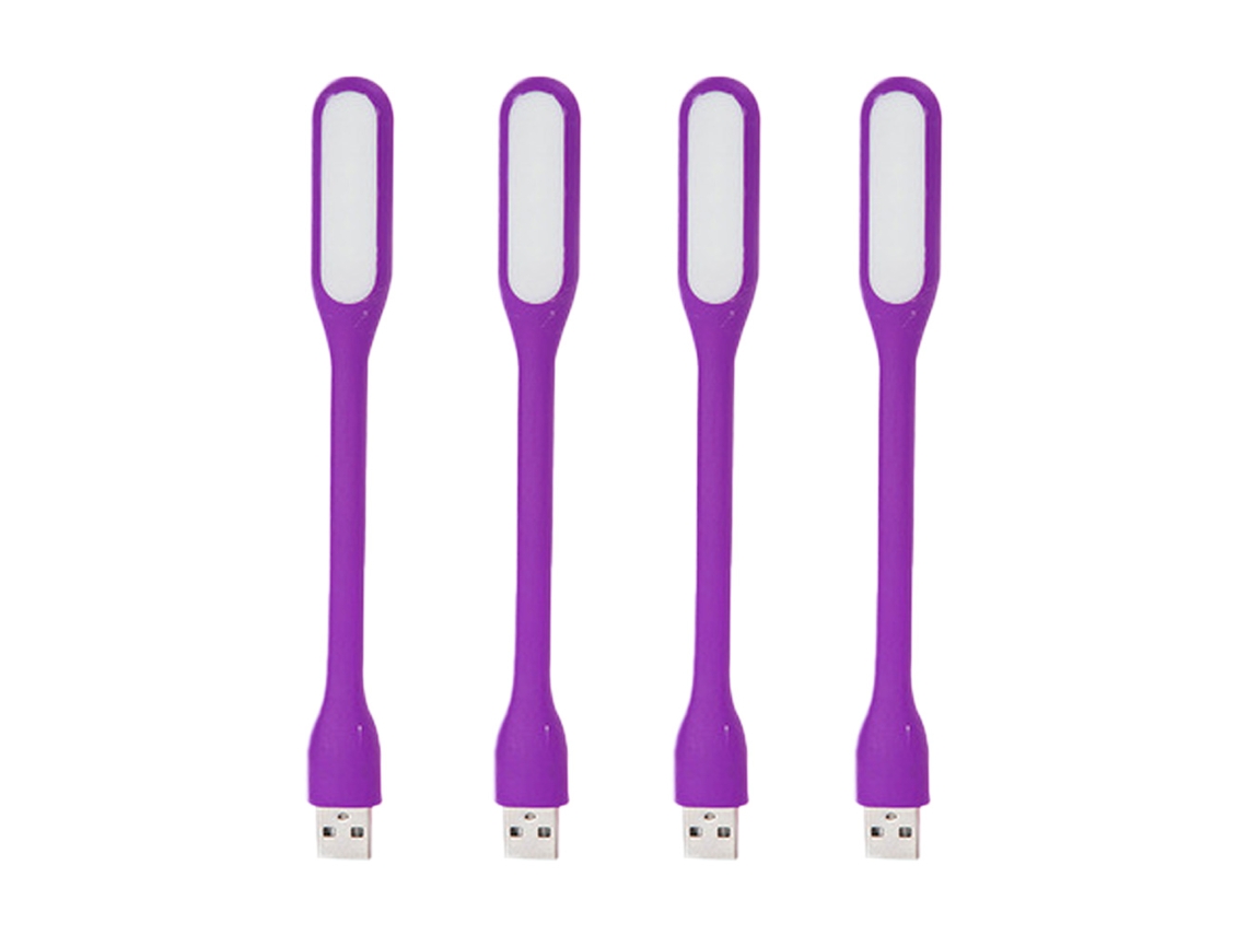 Mini lámpara LED USB flexible para portátil, teclado, batería externa y luz nocturna portátil.