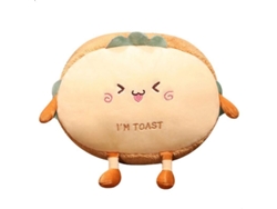 2026-almohada Viaje Tostada Linda Almohada Siesta Suave Almohada Espalda Hinchada Con Manoplas